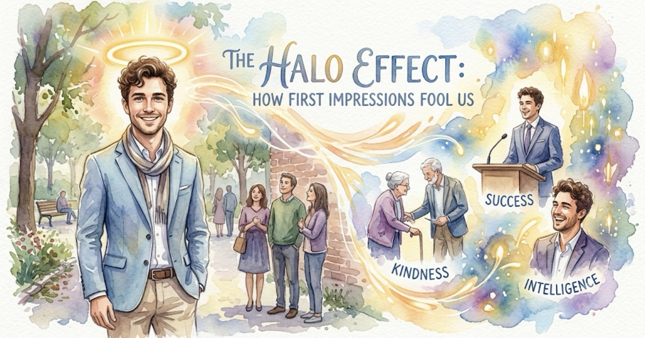 The Halo Effect: How First Impressions Fool Us